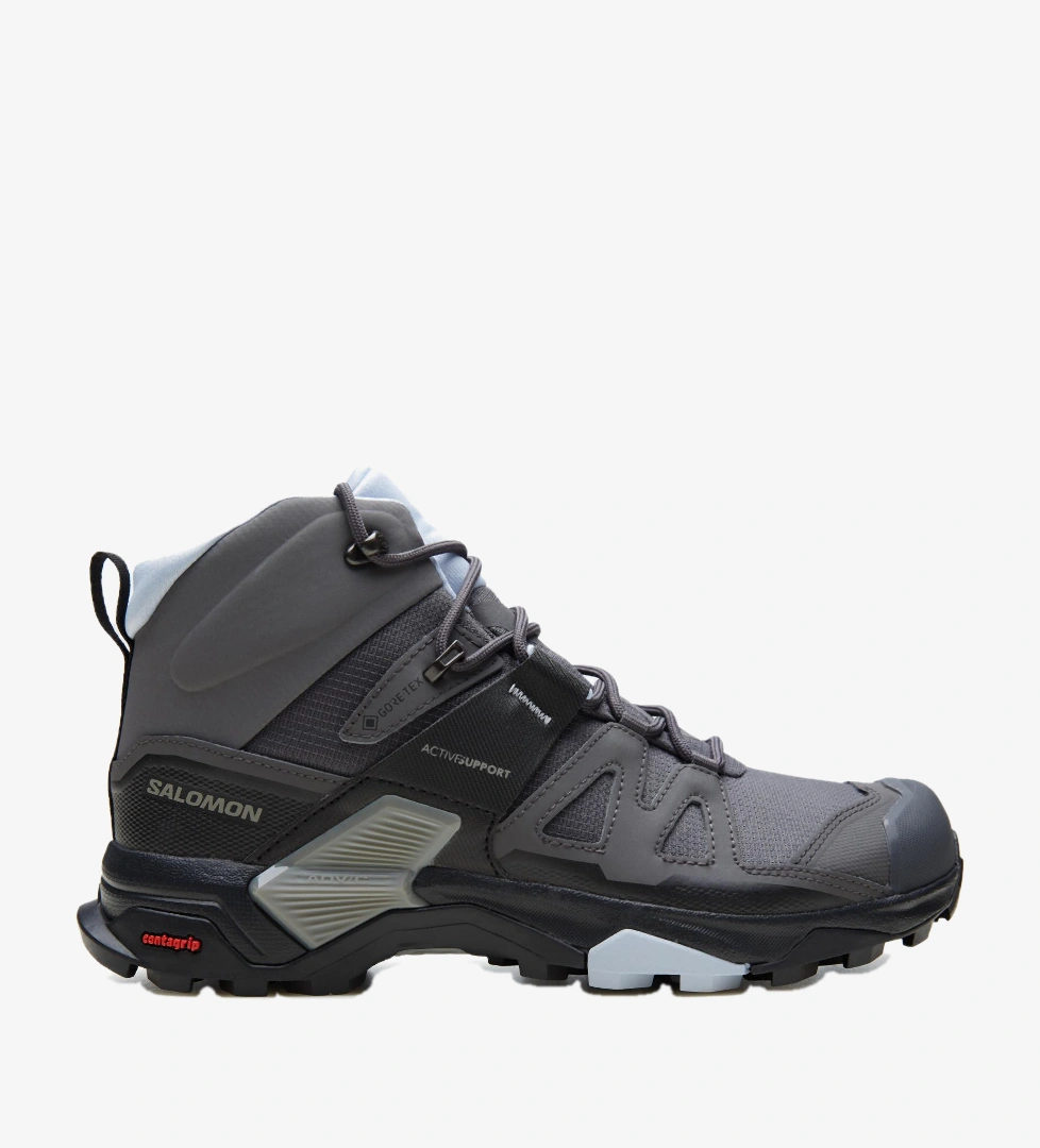 Salomon X Ultra 4 Mid Gore-Tex Kadın Gri Outdoor Ayakkabı