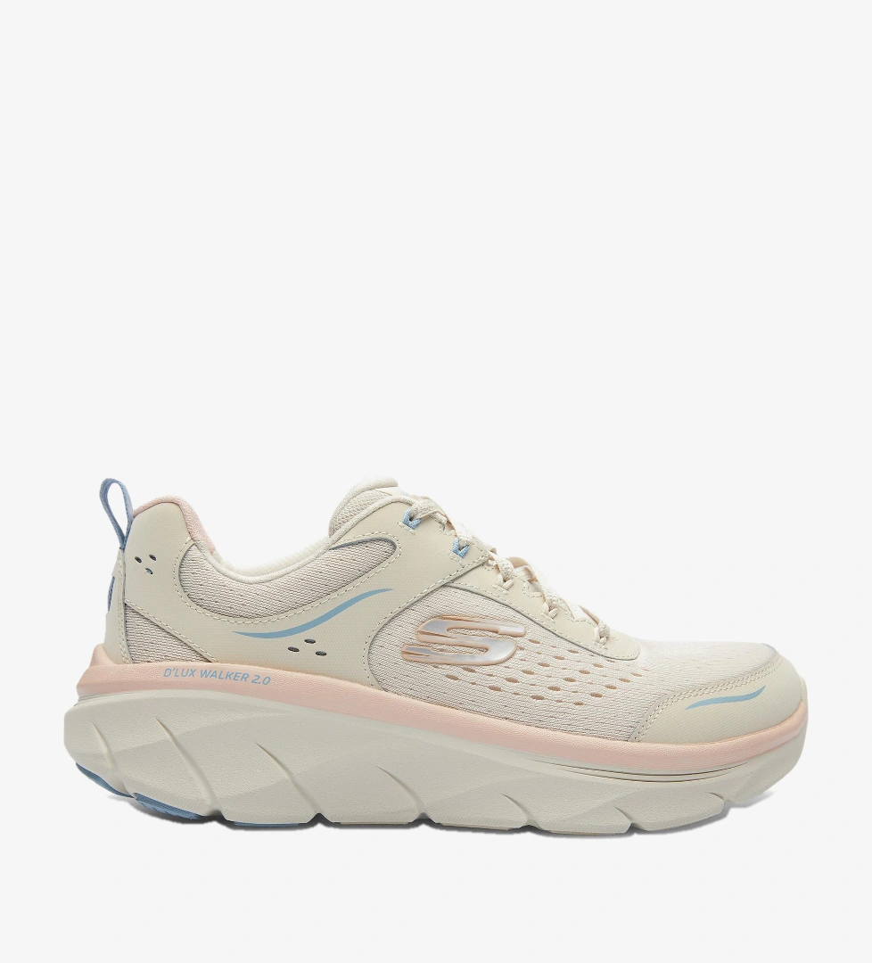 Skechers D'Lux Walker 2.0-Daisy Doll Kadın Krem Spor Ayakkabı