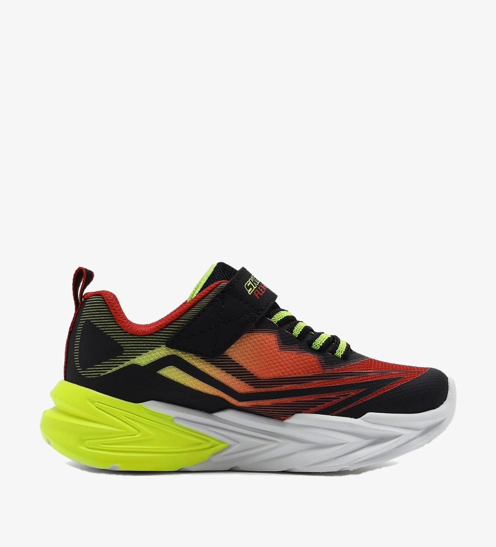 Skechers Flexglow Ultra Çocuk Siyah Işıklı Spor Ayakkabı
