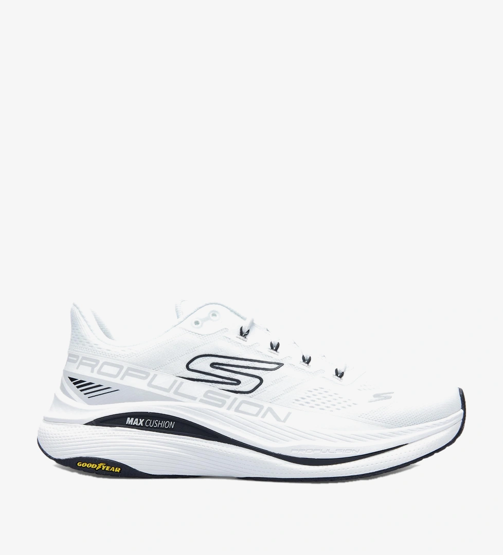 Skechers Max Cushioning Propulsion Erkek Beyaz Koşu Ayakkabısı
