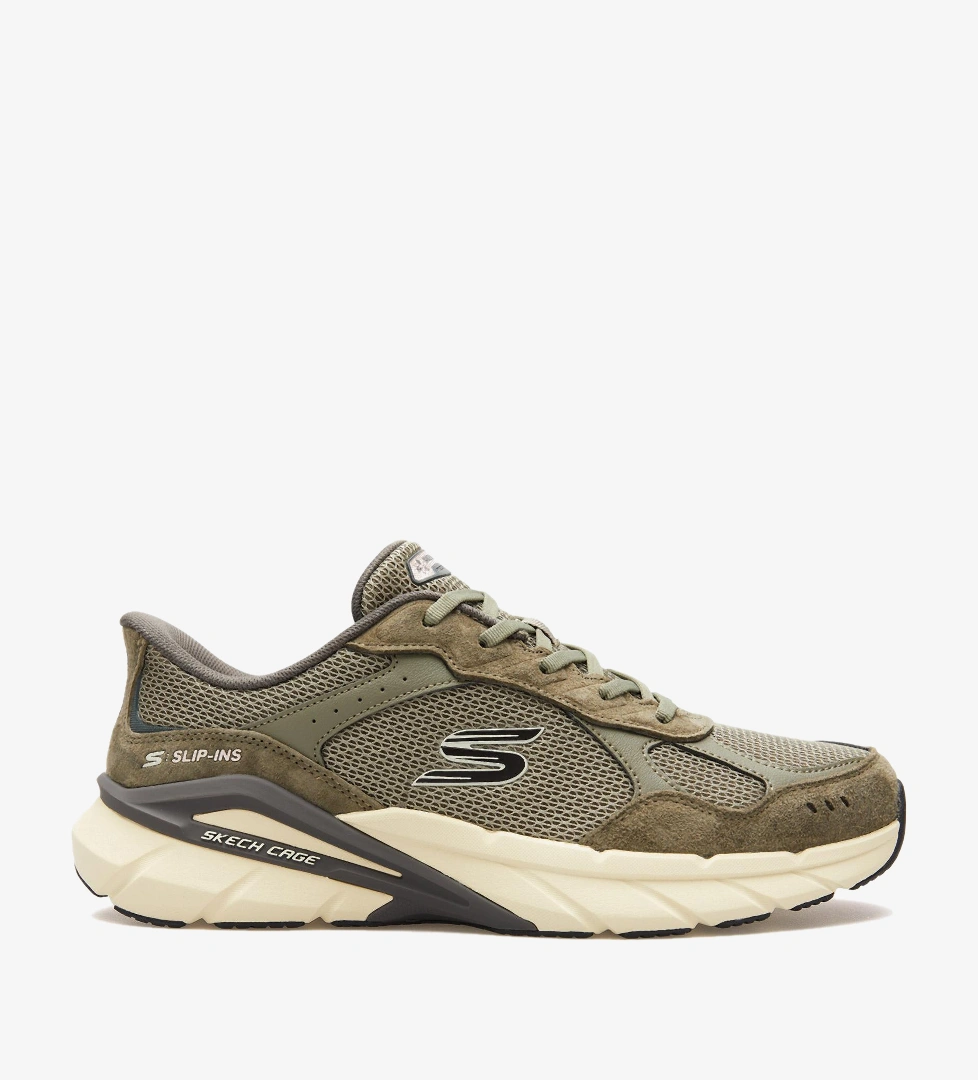 Skechers Skech Cage Erkek Yeşil Spor Ayakkabı