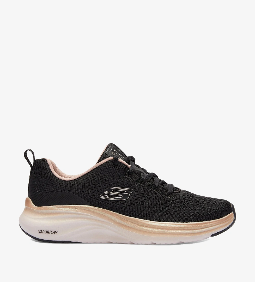 Skechers Vapor Foam Midnight Glimmer Kadın Siyah Spor Ayakkabı