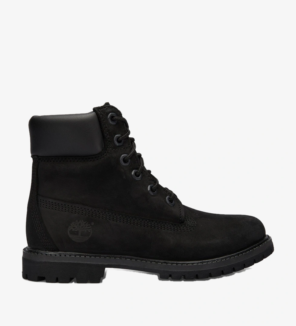 Timberland 6 Inch Lace Up Waterproof Kadın Siyah Bot