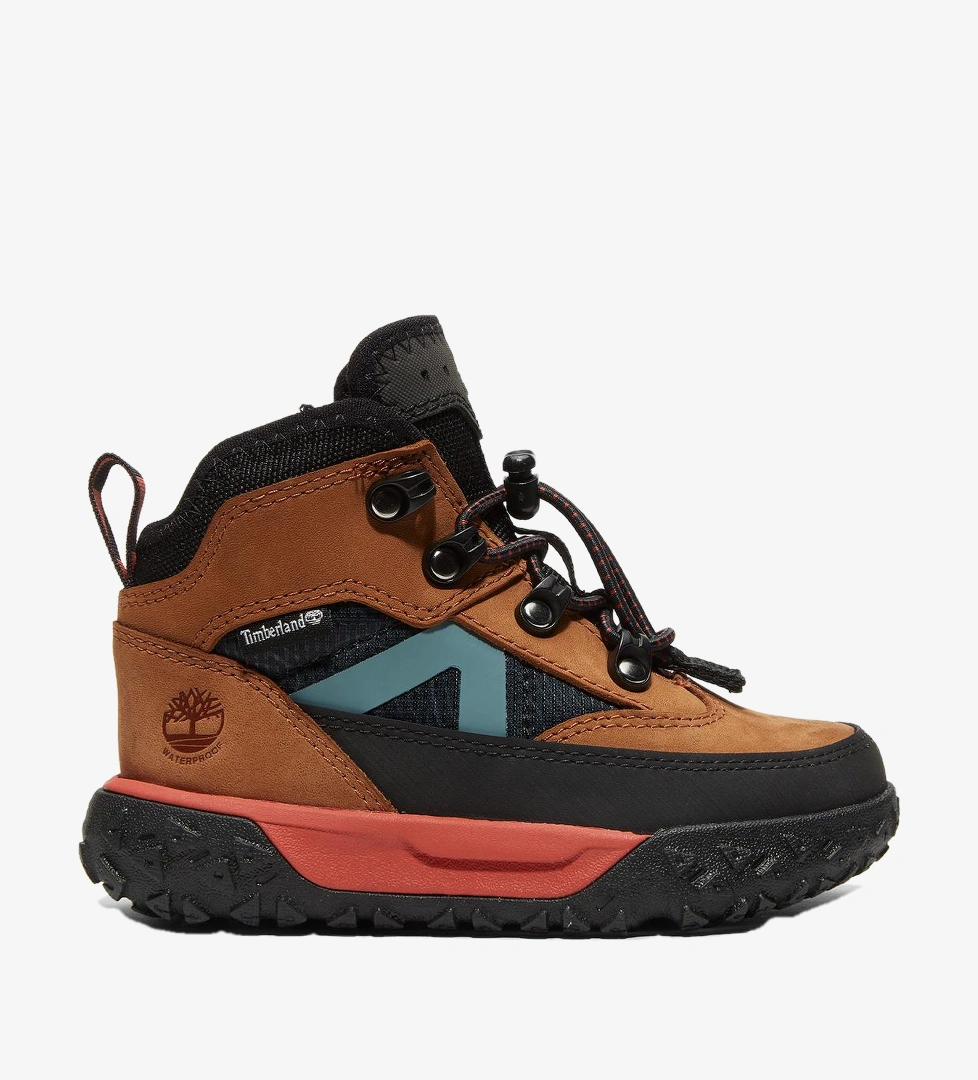 Timberland Timberland Mid Lace Up Waterproof Bebek Kahverengi Bot FashFed'de! Kahverengi - 1. görsel