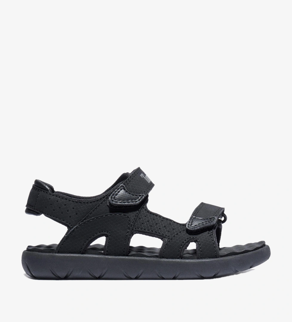 Timberland Perkins Low Arkadan Bantlı Çocuk Siyah Sandalet