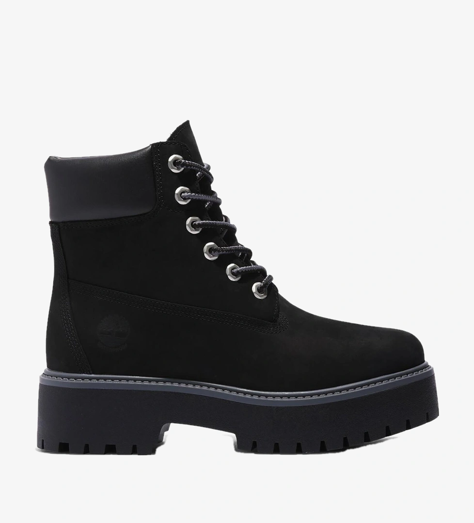 Timberland Stone Street 6 Inch Lace Up Kadın Siyah Bot