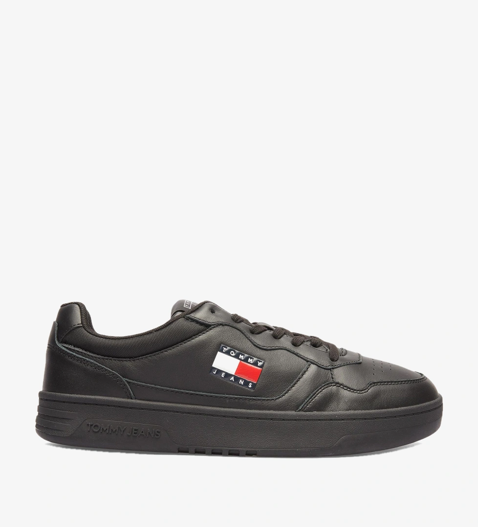 Tommy Hilfiger Cupsole Erkek Siyah Sneaker