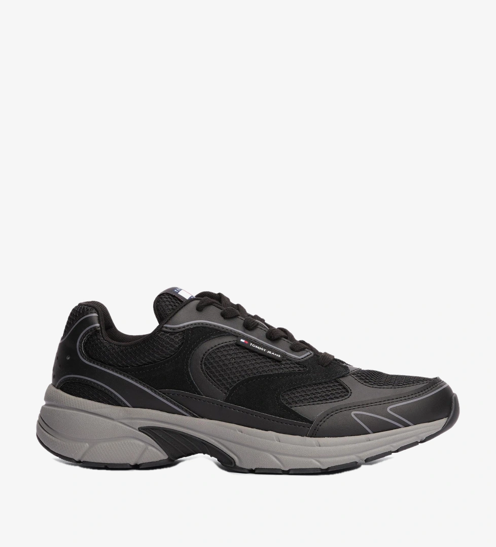 Tommy Hilfiger Erkek Siyah Sneaker