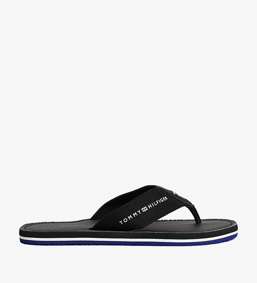 Tommy Hilfiger Erkek Siyah Terlik