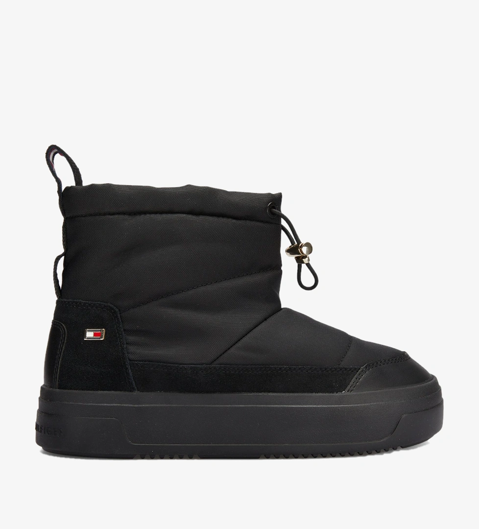Tommy Hilfiger Flag Kadın Siyah Bot