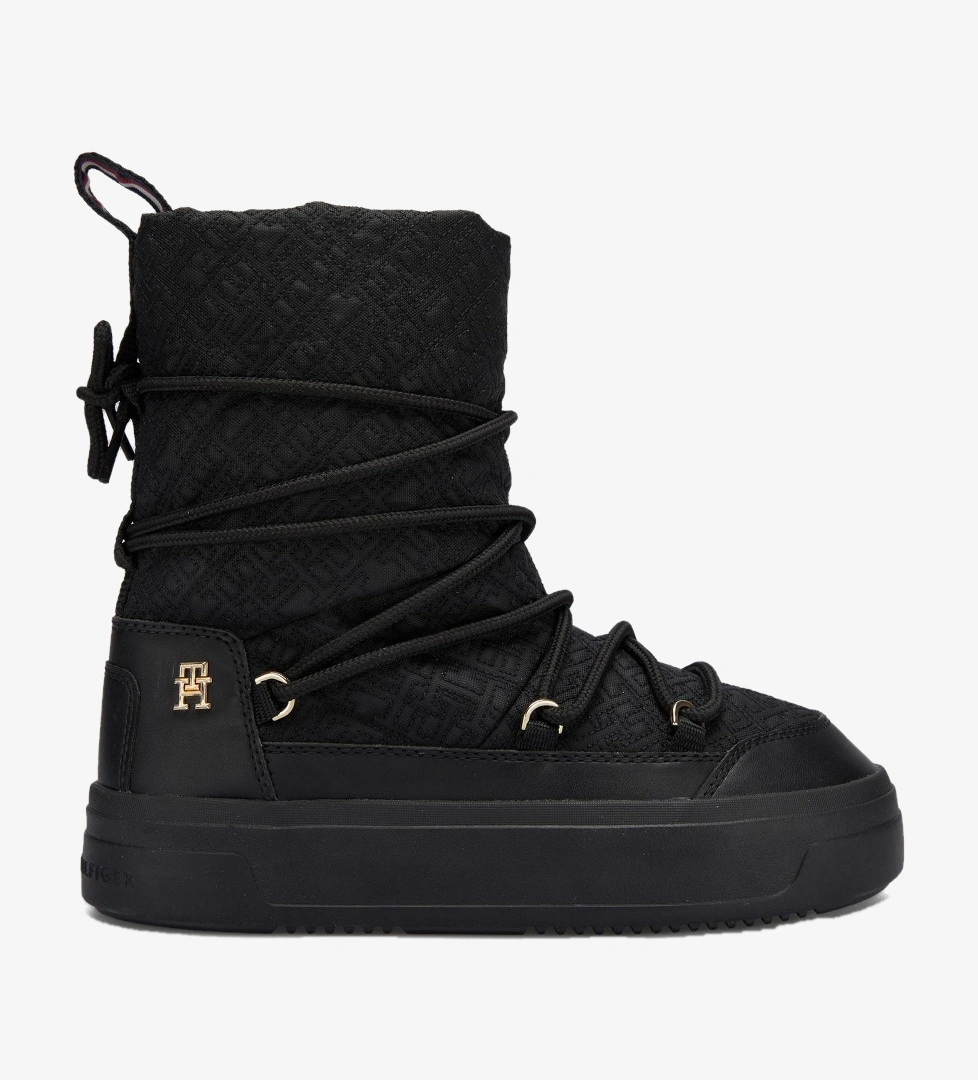 Tommy Hilfiger Siyah Tommy Hilfiger Lace Up