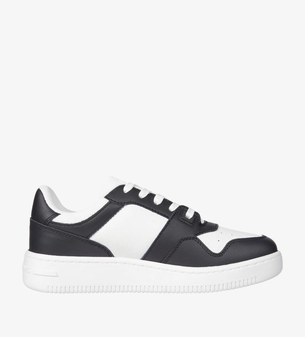 Tommy Hilfiger Retro Basket Essentials Kadın Siyah Sneaker