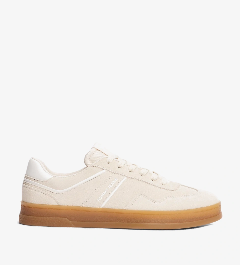 Tommy Hilfiger The Greenwich Suede Kadın Bej Spor Ayakkabı