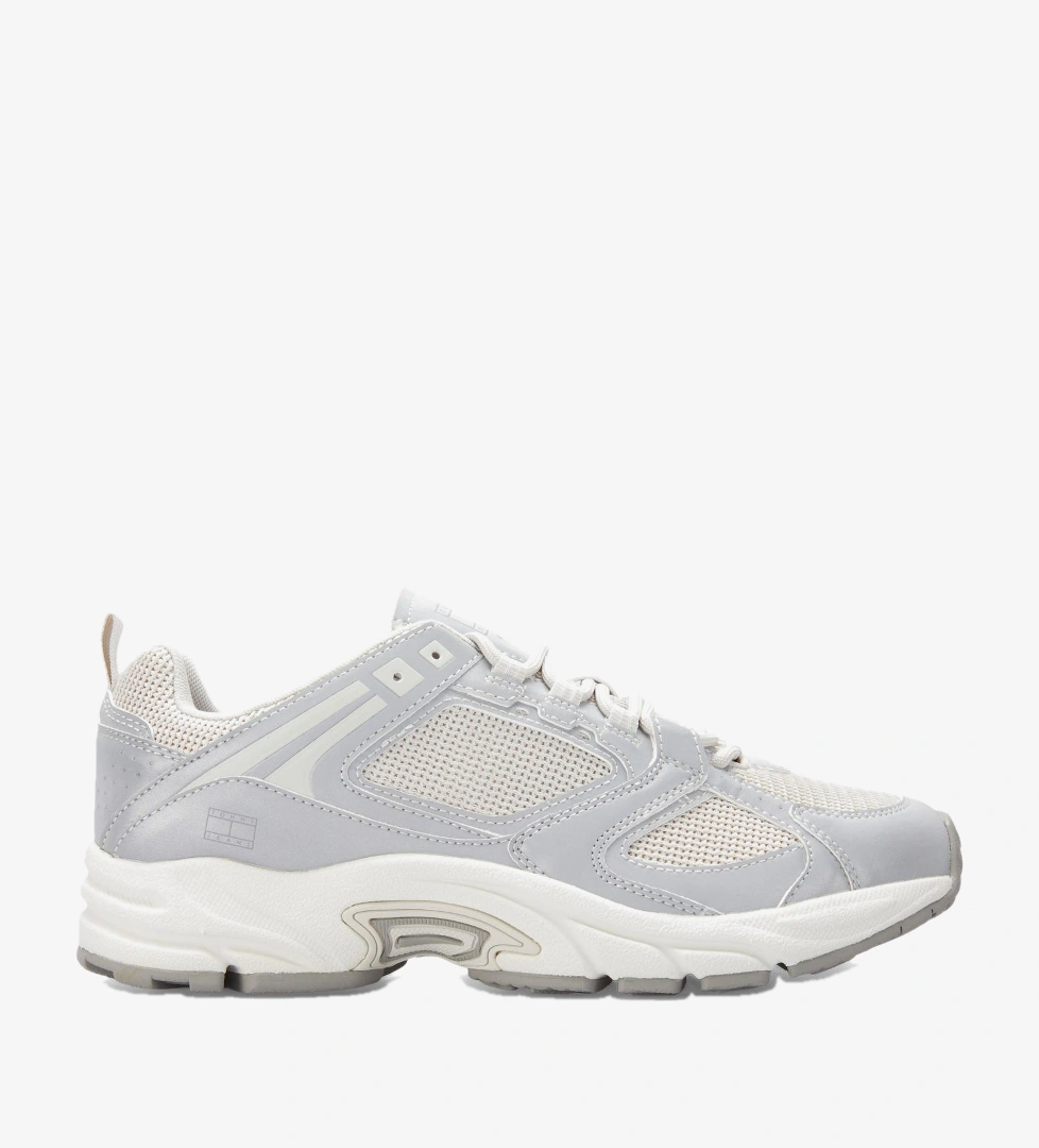 Tommy Jeans Suede Mix Archive Runners Erkek Gri Spor Ayakkabı