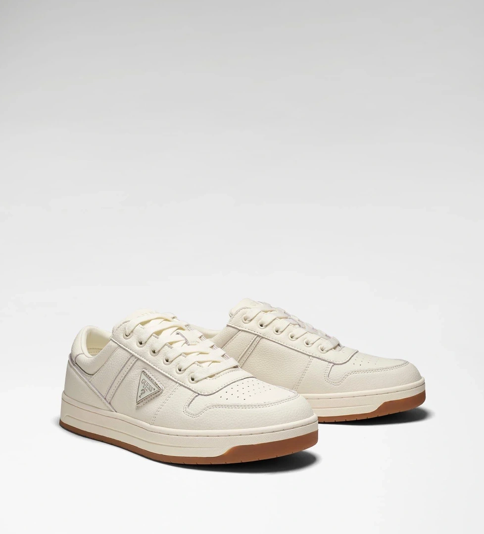 Guess Guess Krem Uddent Erkek Deri Sneaker FashFed'de! Krem - 1. görsel