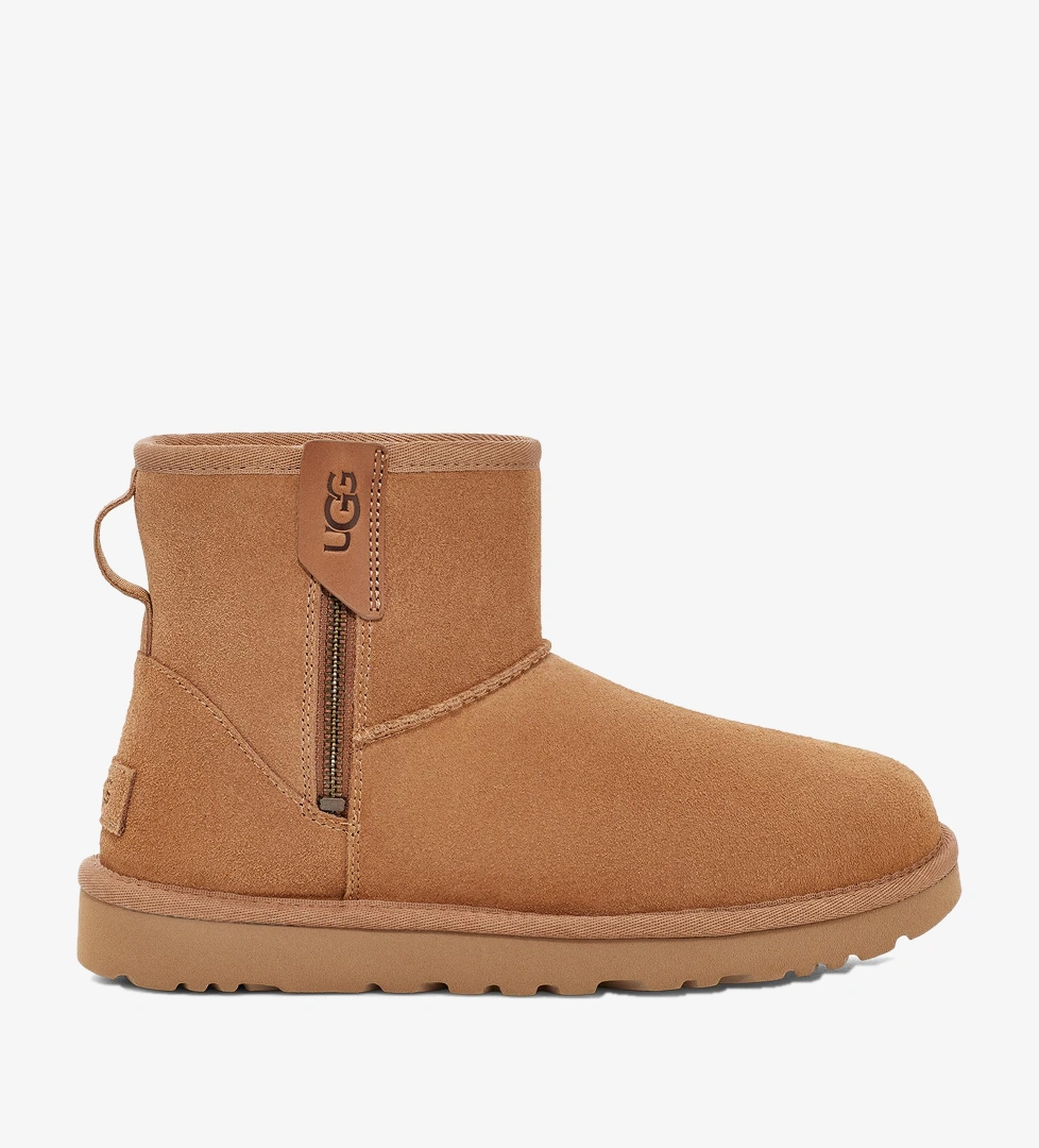 Ugg Kahverengi Ugg Classic Mini Bailey Zip Kadın Bot