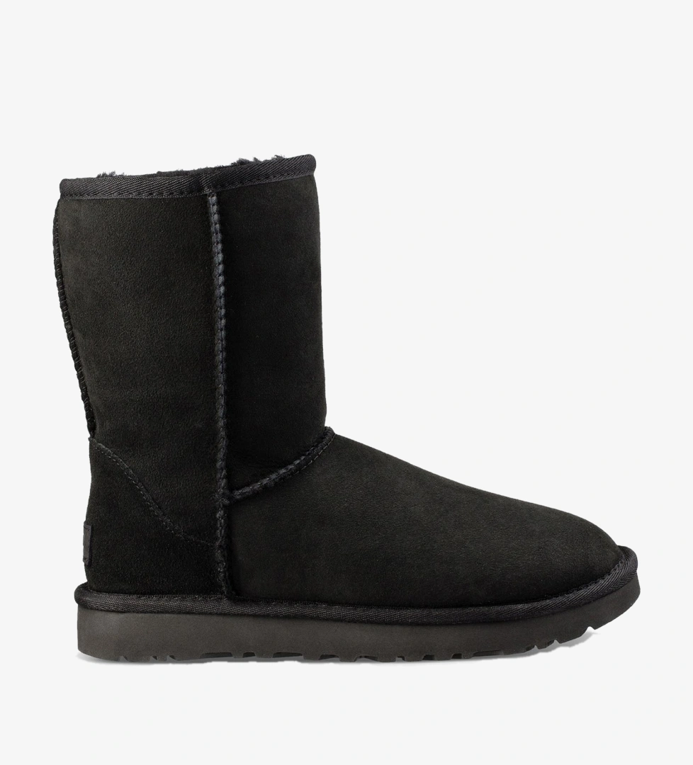 UGG Classic Short II Kadın Siyah Bot