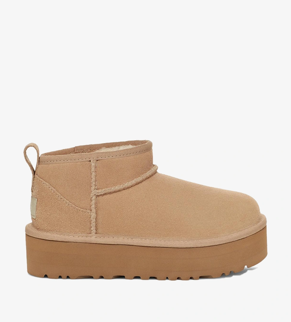 UGG Classic Ultra Mini Platform Çocuk Kum Rengi Bot