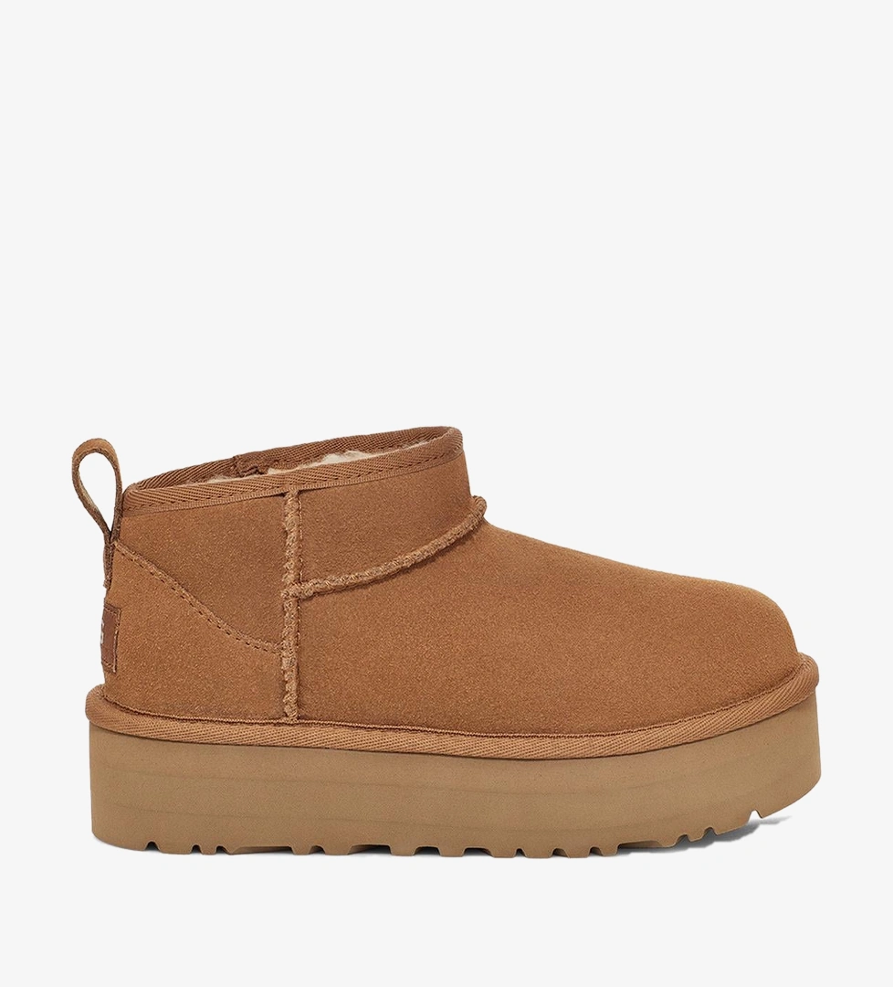 Ugg Kahverengi Ugg Classic Ultra Mini Platform Çocuk Bot