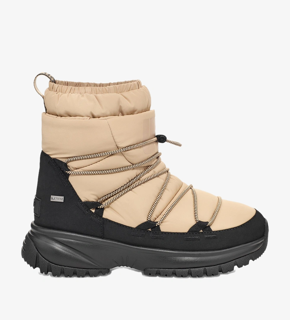 UGG Yose Puffer Mid Kadın Krem Rengi Bot