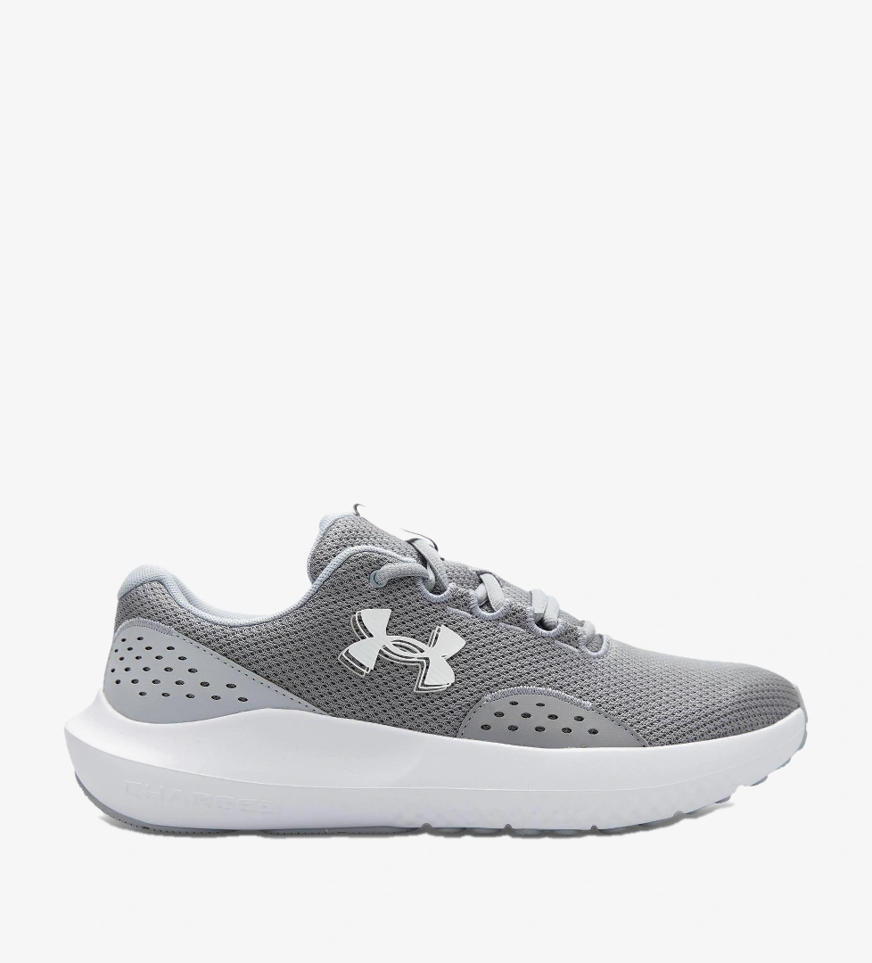 Under Armour Charged Surge 4 Erkek Gri Koşu Ayakkabısı