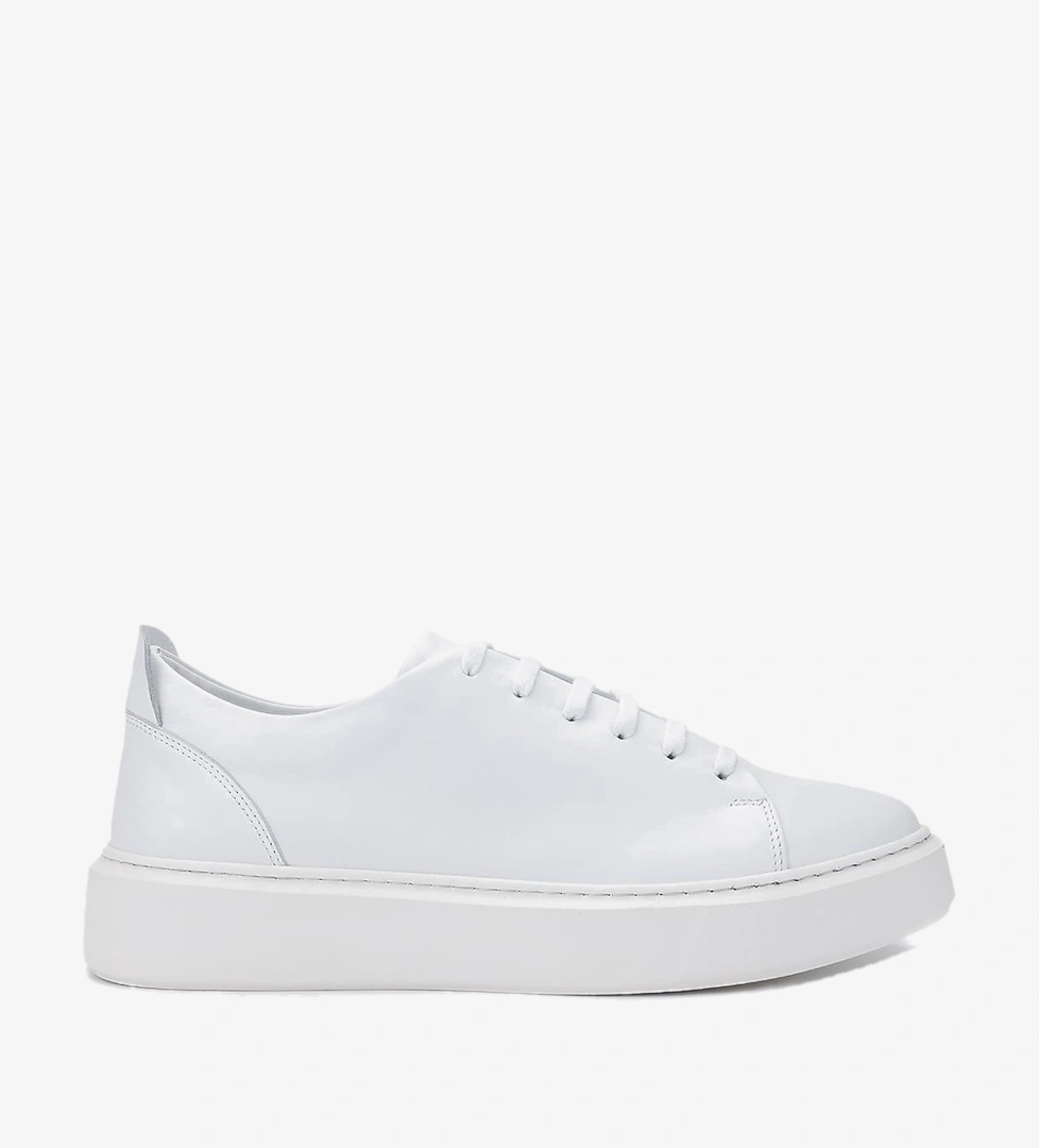 Valmenti Erkek Hakiki Deri Beyaz Sneakers & Spor Ayakkabı
