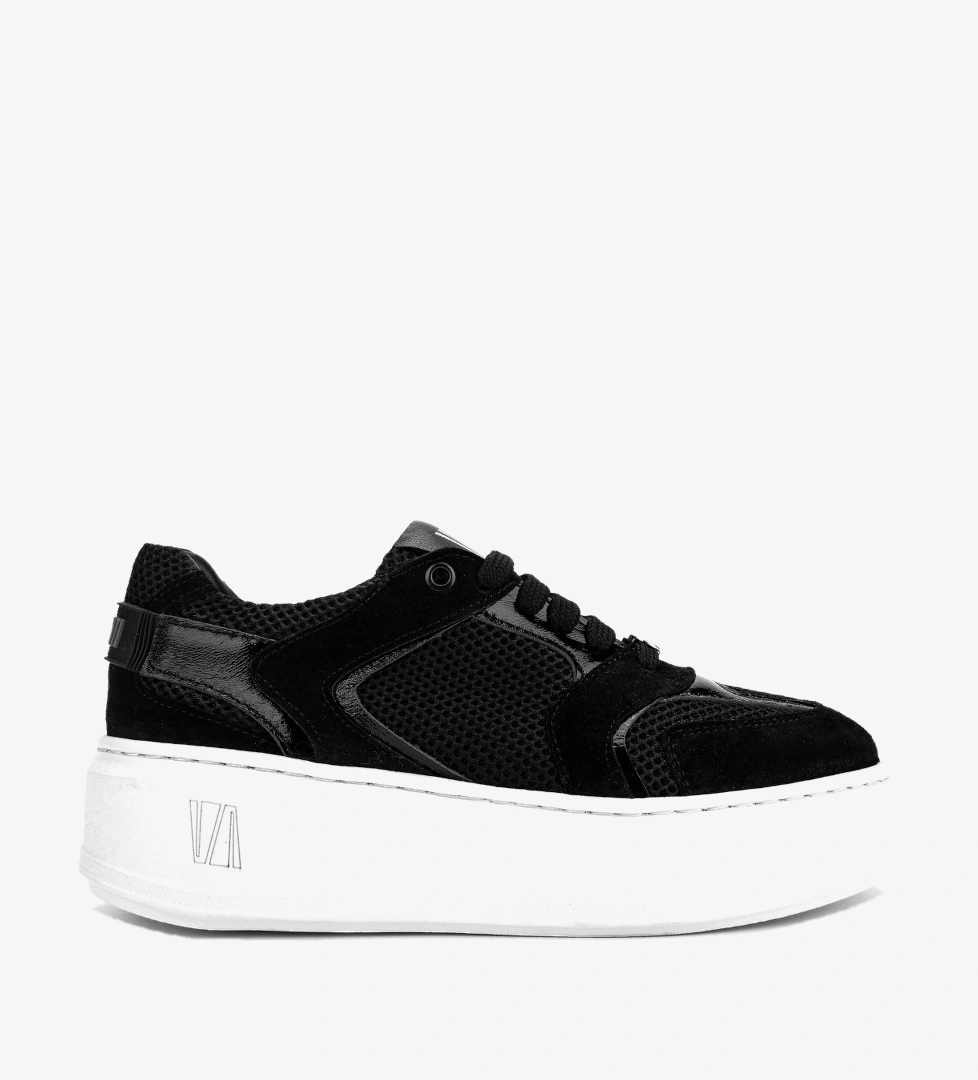 Valmenti Kadın Deri & Tekstil Siyah Sneakers & Spor Ayakkabı