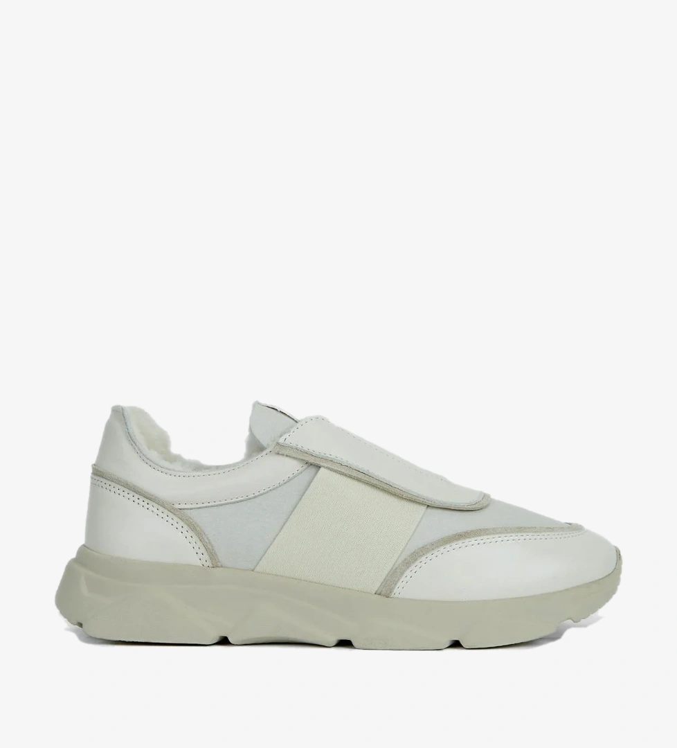 Valmenti Kadın Hakiki Deri Bej Sneakers & Spor Ayakkabı