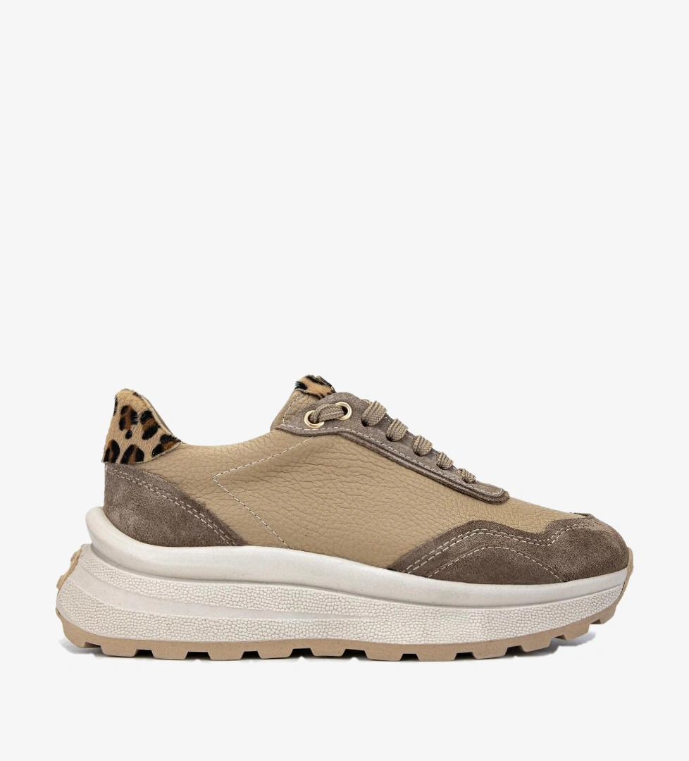 Valmenti Kadın Hakiki Deri Vizon Floter Sneakers & Spor Ayakkabı