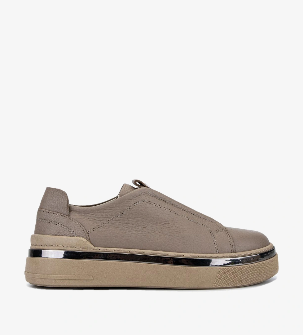 Valmenti Kadın Hakiki Deri Vizon Floter Sneakers & Spor Ayakkabı