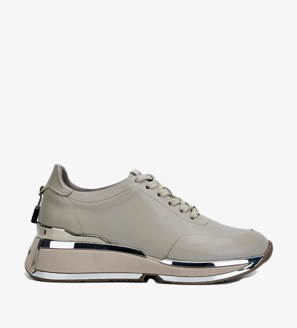 Valmenti Kadın Hakiki Deri Vizon Sneakers & Spor Ayakkabı