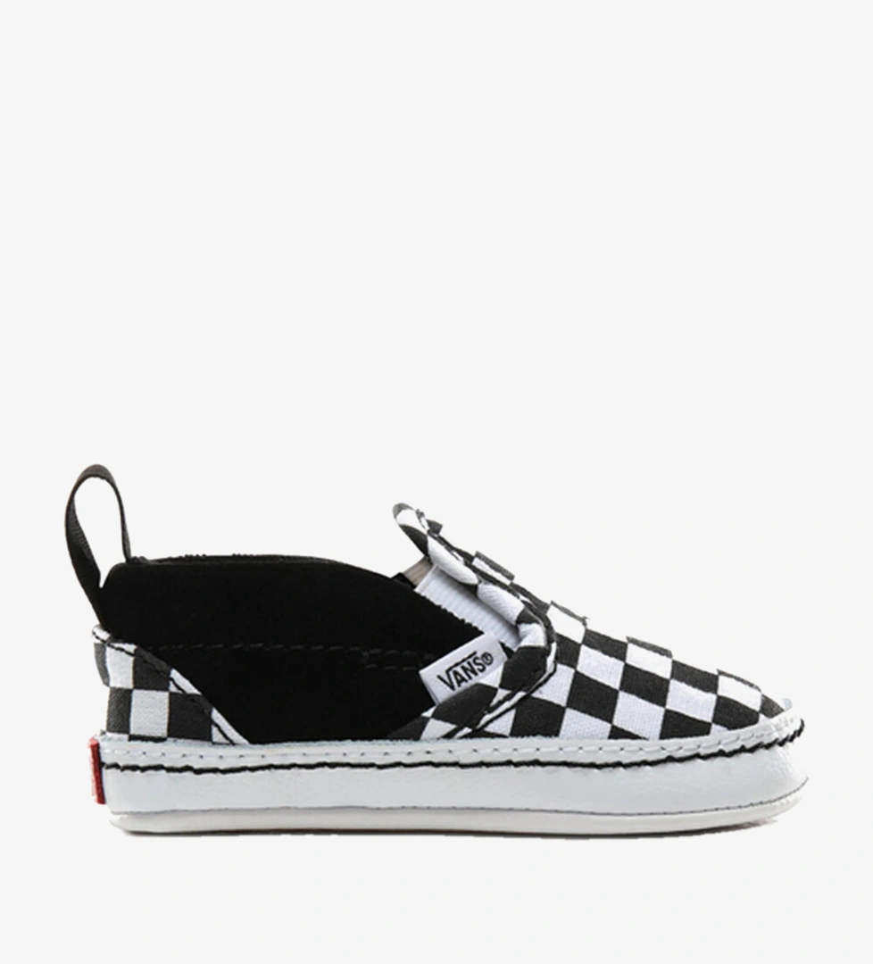 Vans Checker Slip On Bebek Siyah Sneaker
