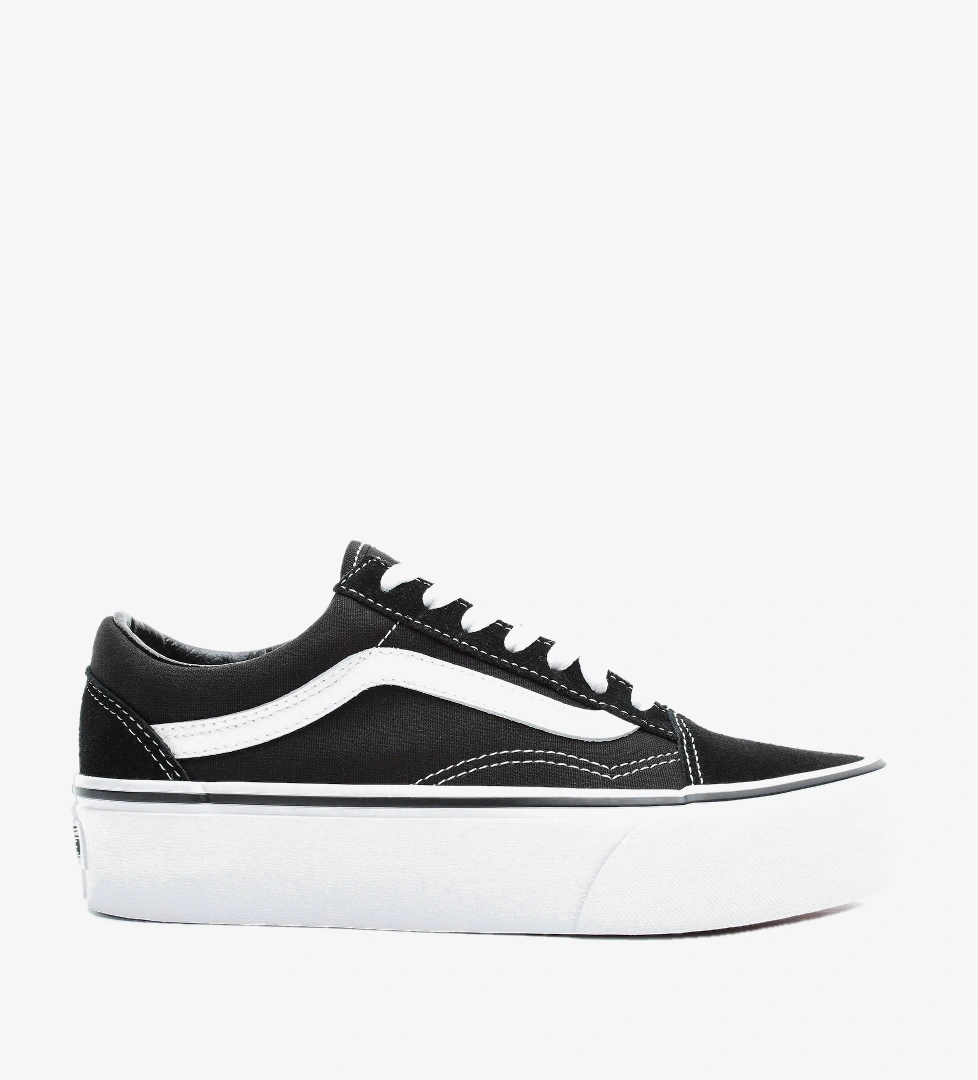 Vans Old Skool Platform Siyah Kadın Sneaker