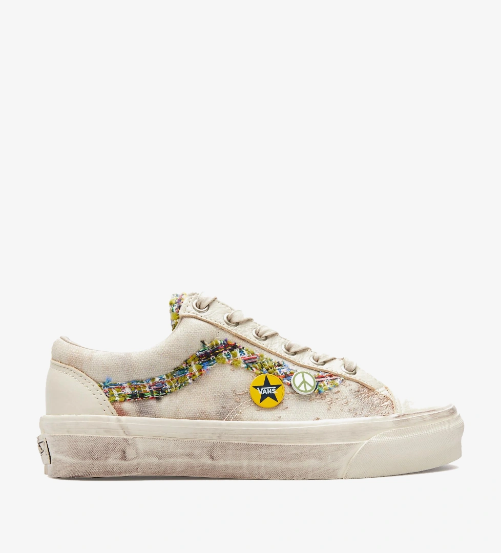 Vans Vans Premium Old Skool 36 Kadın Krem Sneaker FashFed'de! Krem - 1. görsel