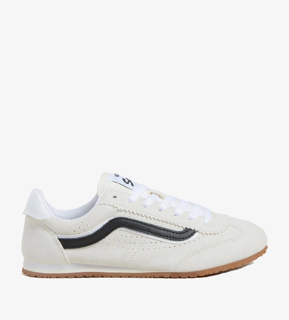 Vans Super Lowpro Unisex Krem Sneaker