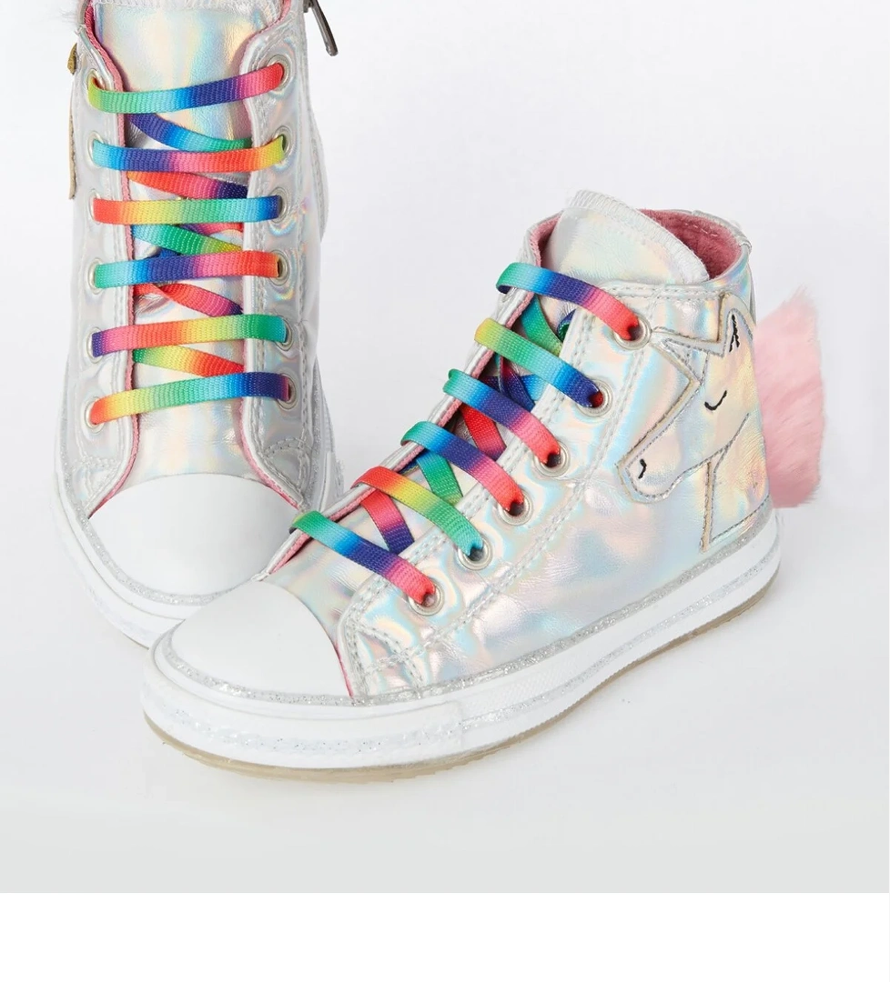 Unicorn Hologramlı Kız Sneakers - Görsel 1