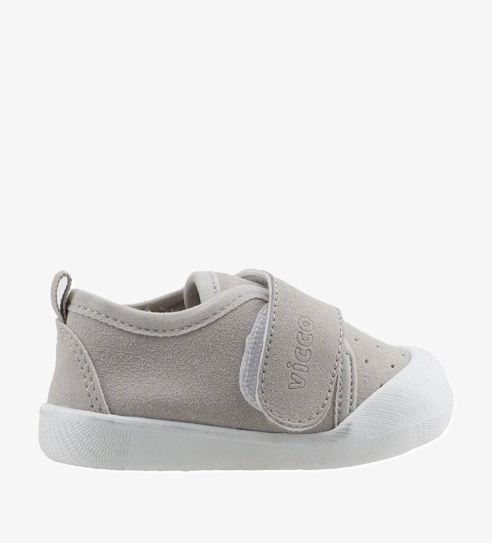 950.E19K.224 Anka Kız/Erkek Bebek İlk Adım Sneaker Ayakkabı GRI - Görsel 1