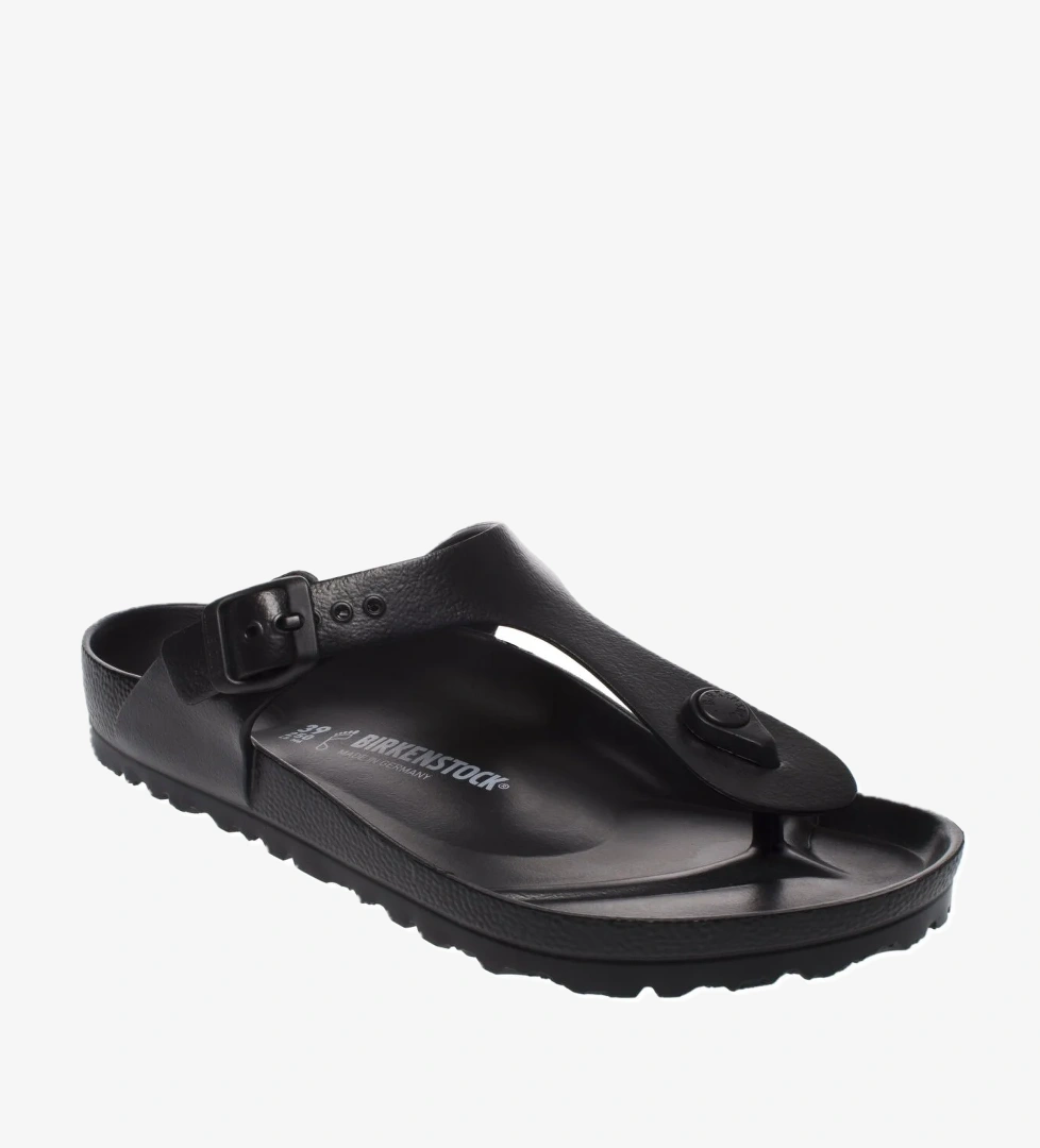 Gizeh Eva Parmak Arası Siyah Kadın Terlik - Görsel 1