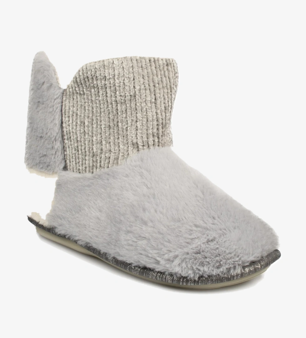 Twigy Rr0660F Tw Kolet Gri Kadın Panduf - Görsel 1