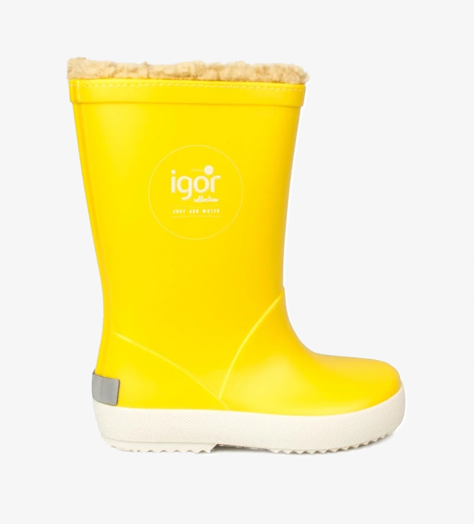 Igor 10207k 10207 K Splash Bordo Nautico Kız Sarı Çocuk Çizme model görseli