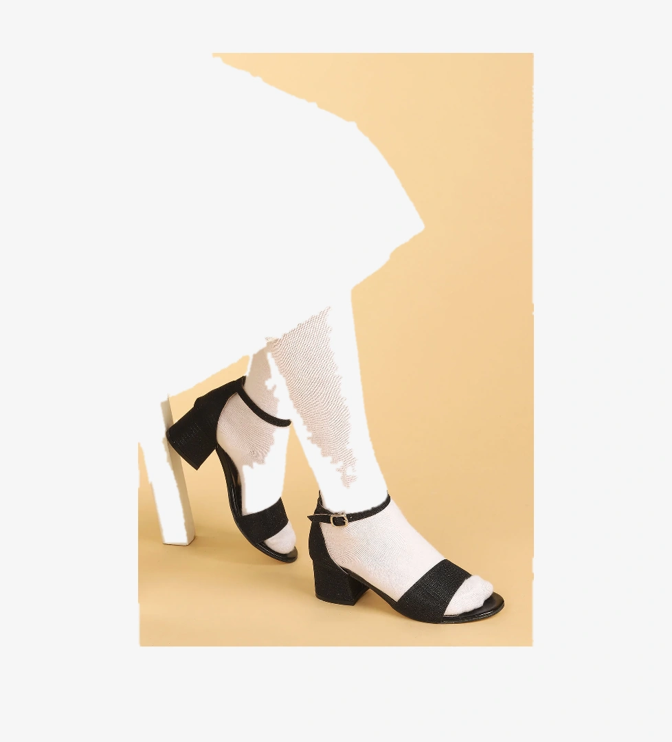 Kiko 769 Çupra Günlük Kız Çocuk 3 Cm Topuk Sandalet Ayakkabı SİYAH - Görsel 1