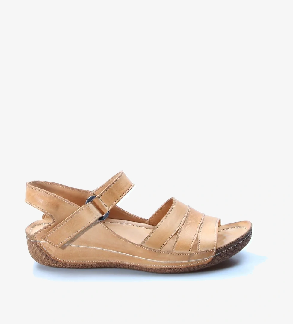 Hakiki Deri Kadın Klasik Sandalet 763ZA05