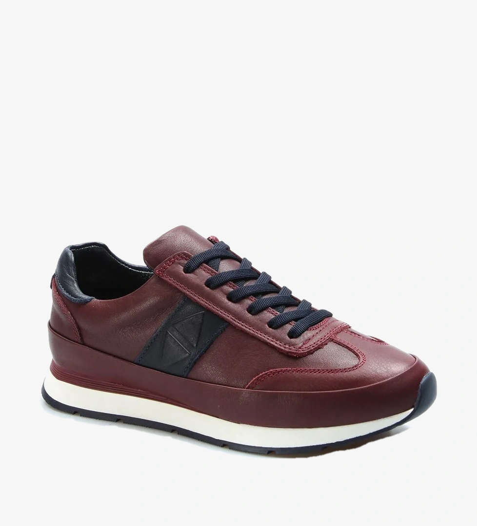 Fast Step Fast Step Bordo Hakiki Deri Erkek Spor Ayakkabı 723MA8119 Flo'da! Bordo - 1. görsel