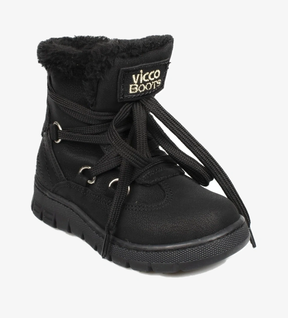 946.b20K.222 Bebe Siyah Çocuk Bot - Görsel 1