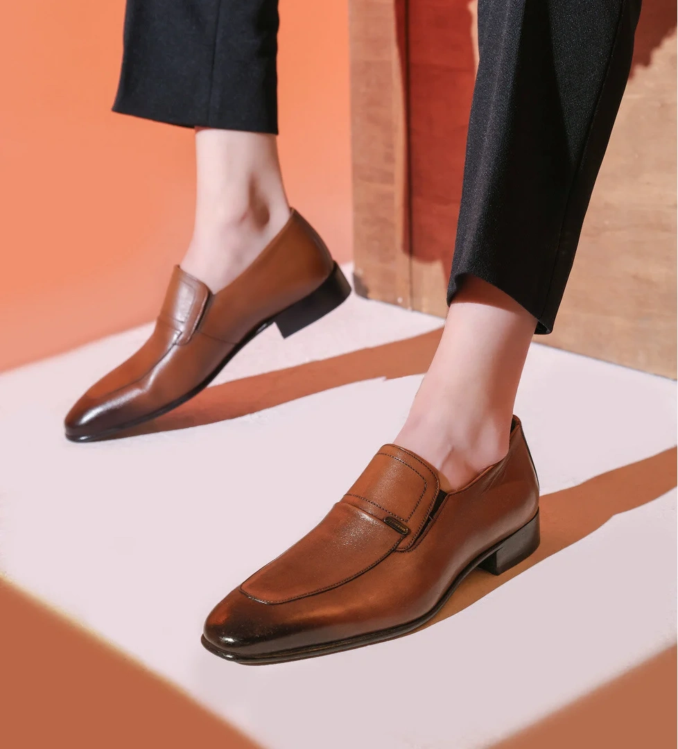 Fast Step Hakiki Deri Erkek Klasik Ayakkabı 910ma2301 model görseli