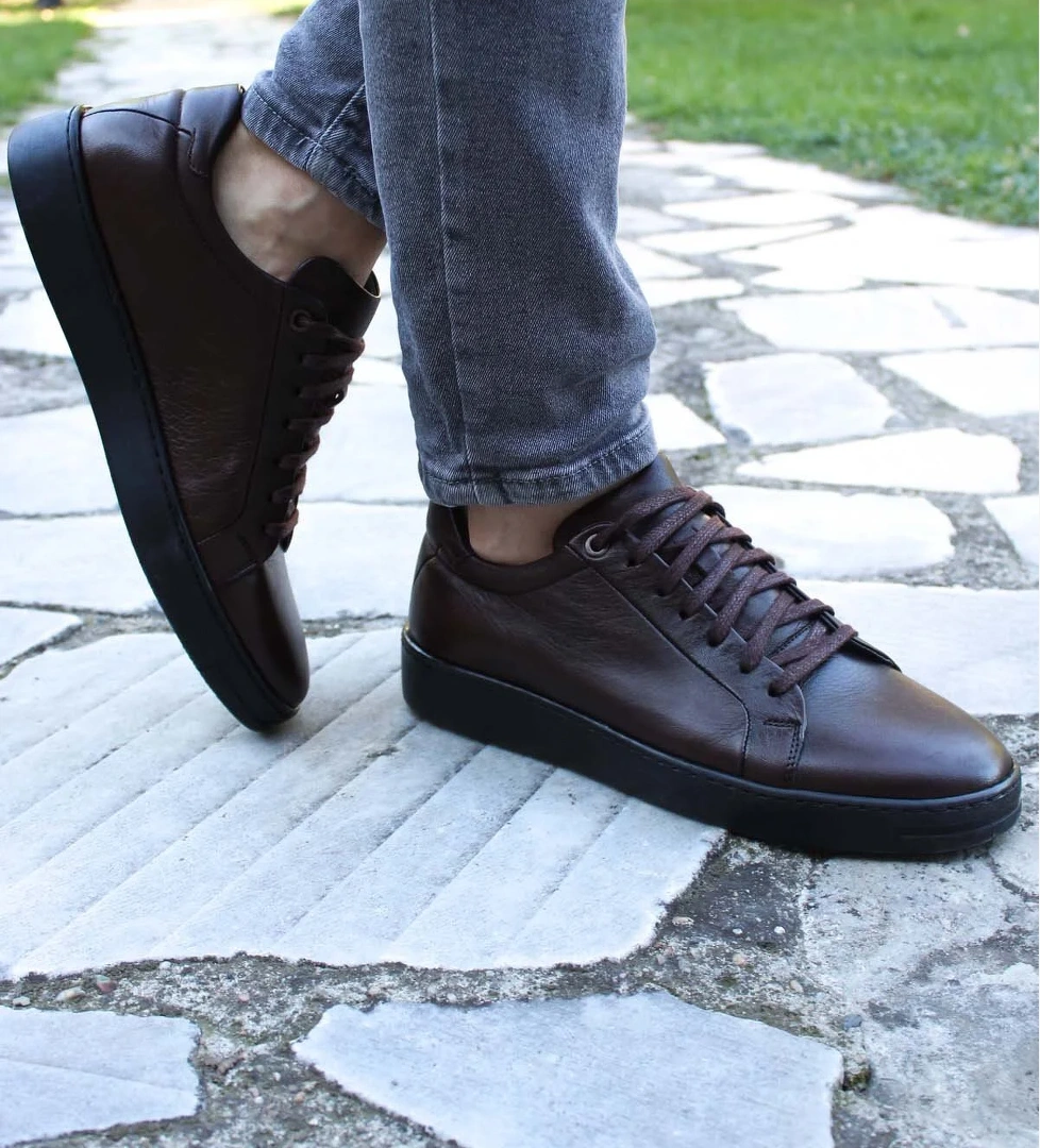 Fast Step Hakiki Deri Erkek Casual Ayakkabı 819ma501 model görseli