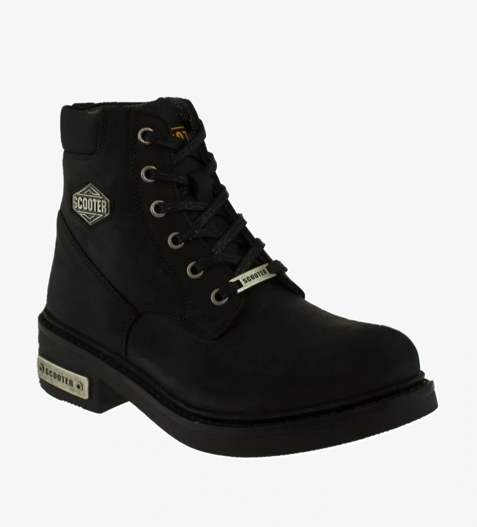 Scooter 5121 G Deri Astana Crazy Siyah Unisex Bot model görseli