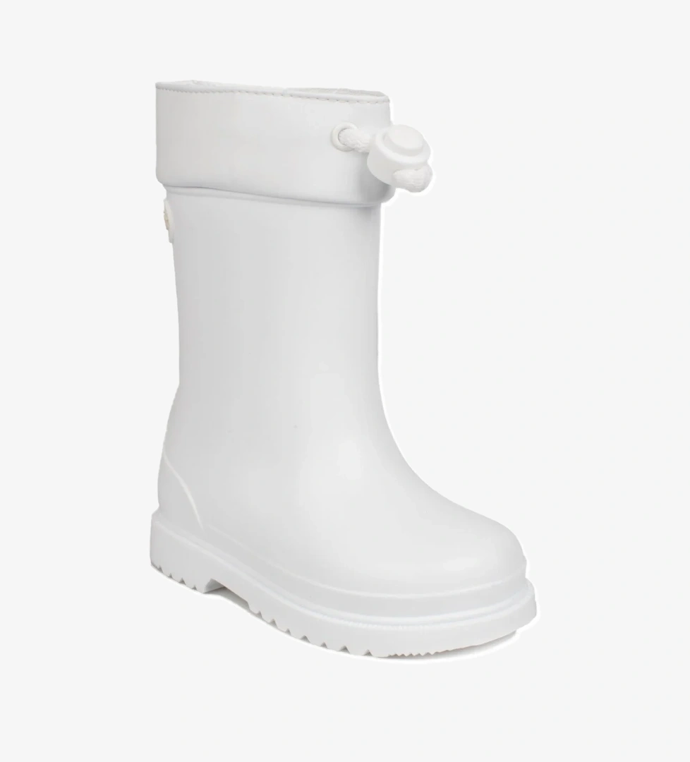 W10100 K Chufo Cuello Beyaz Çocuk Çizme - Görsel 1
