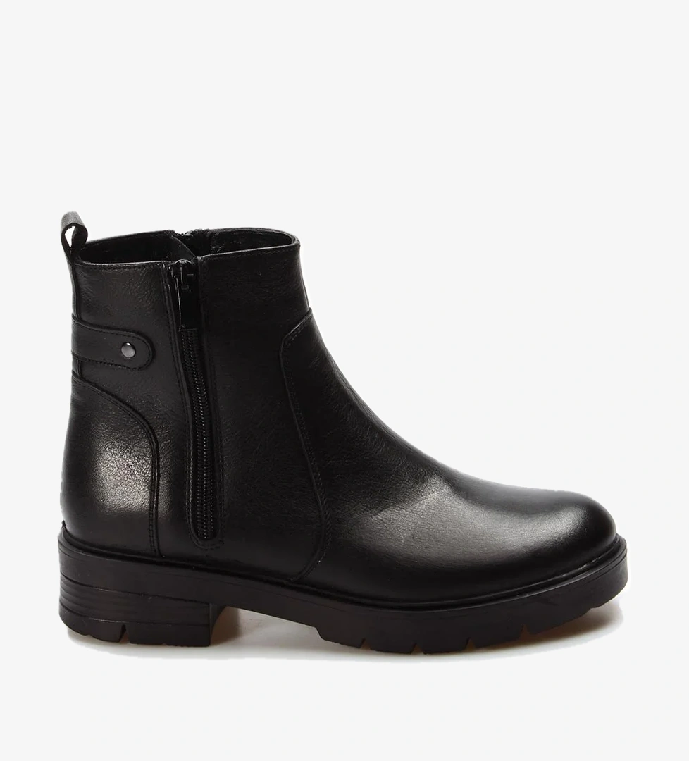 Hakiki Deri Kadın Klasik Bot 901SZA204