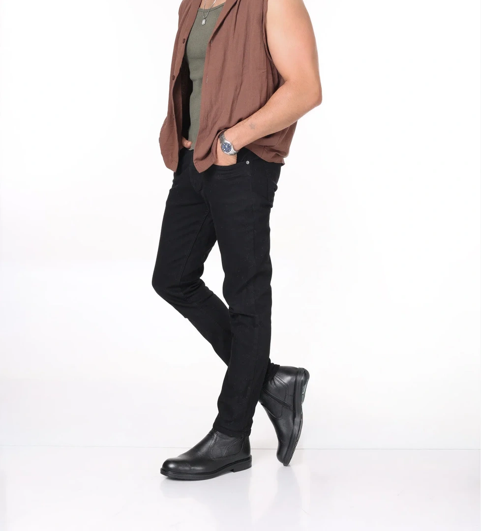 Fast Step Hakiki Deri Kürklü Erkek Klasik Bot 408kma123 model görseli